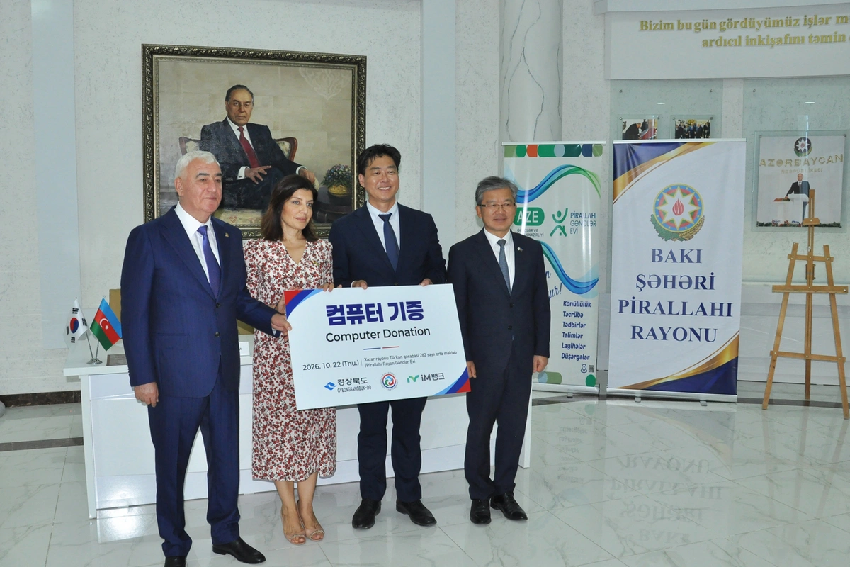 Koreya səfiri Pirallahıda olub, ağacəkmə aksiyası keçirilib — FOTOLAR