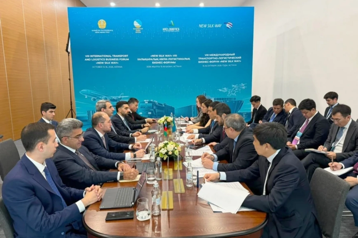ADY sədri Qazaxıstanda "New Silk Way" biznes-forumunda iştirak edib