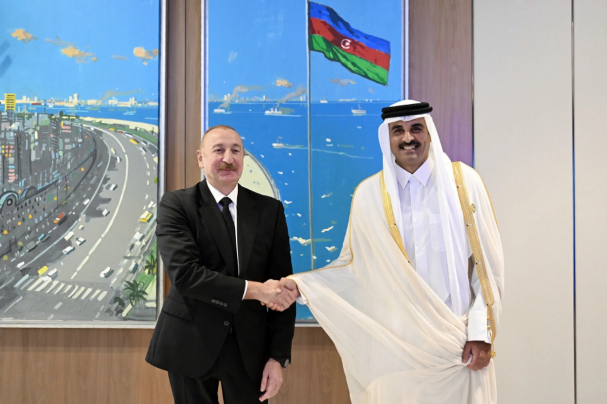 İlham Əliyev Qətər Əmiri ilə görüşüb — FOTOLAR