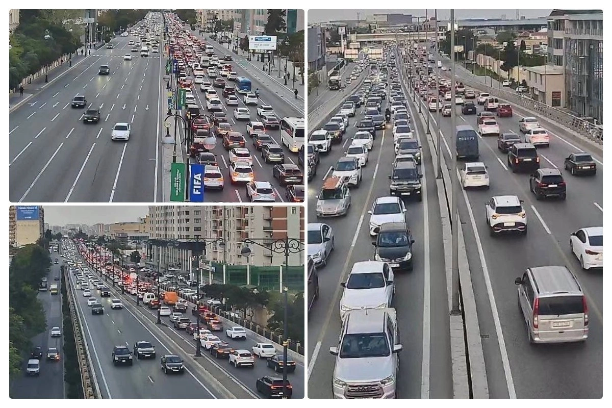 Bakıda 25 istiqamətdə sıxlıq var