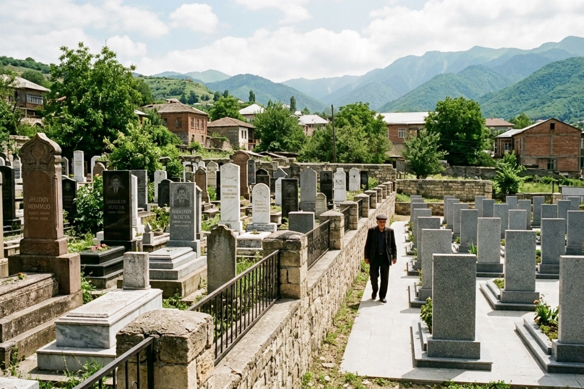 Bu kənddə dəbdəbəli məzar daşları qoymaq olmaz — Açıqlama
