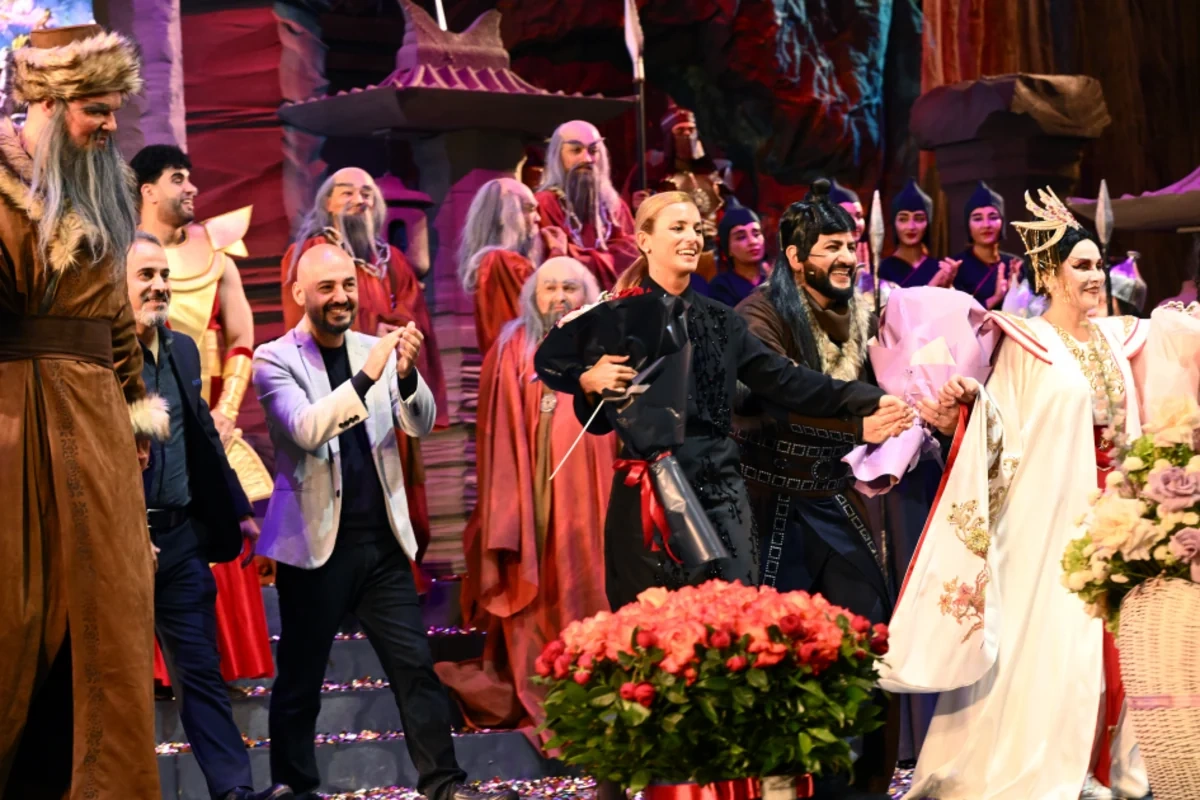 Bakıda "Turandot" tamaşasının premyerası baş tutub - FOTOLAR