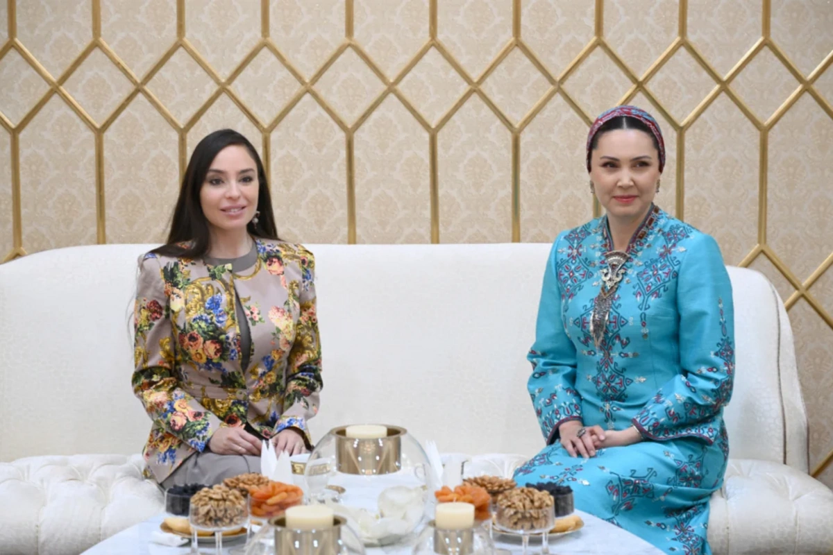 Leyla Əliyeva Türkmənistanda səfərdədir - FOTOLAR