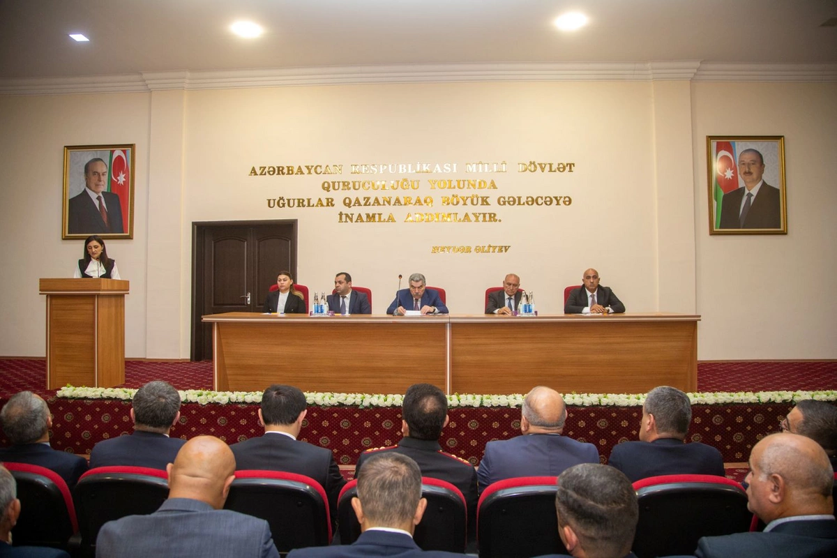 Salyanda İlham Əliyevin çıxışından irəli gələn vəzifələr müzakirə edildi — FOTOLAR