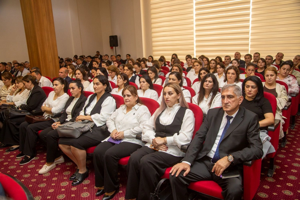 Salyanda İlham Əliyevin çıxışından irəli gələn vəzifələr müzakirə edildi — FOTOLAR