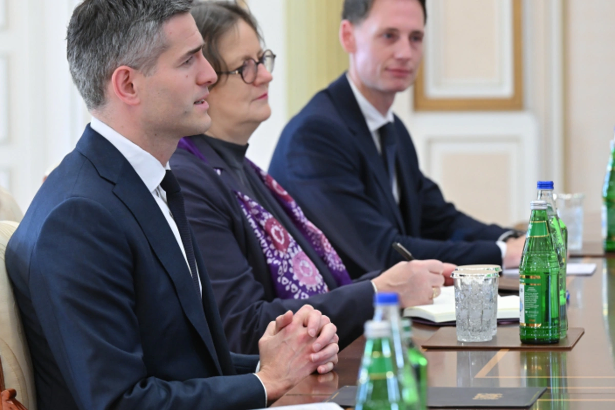 Prezident Niderlandın xarici işlər nazirini qəbul etdi - FOTOLAR