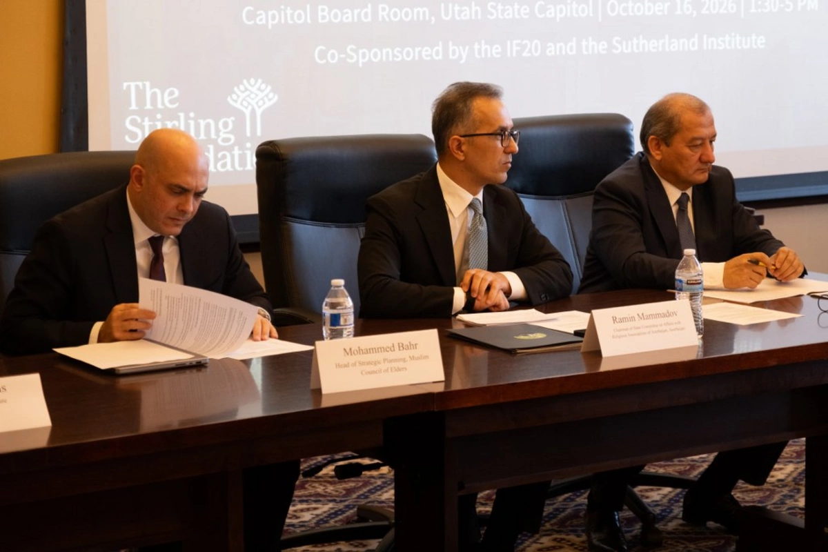 Dövlət Komitəsinin sədri "2026 G20 Dinlərarası Forumu"nda çıxış edib