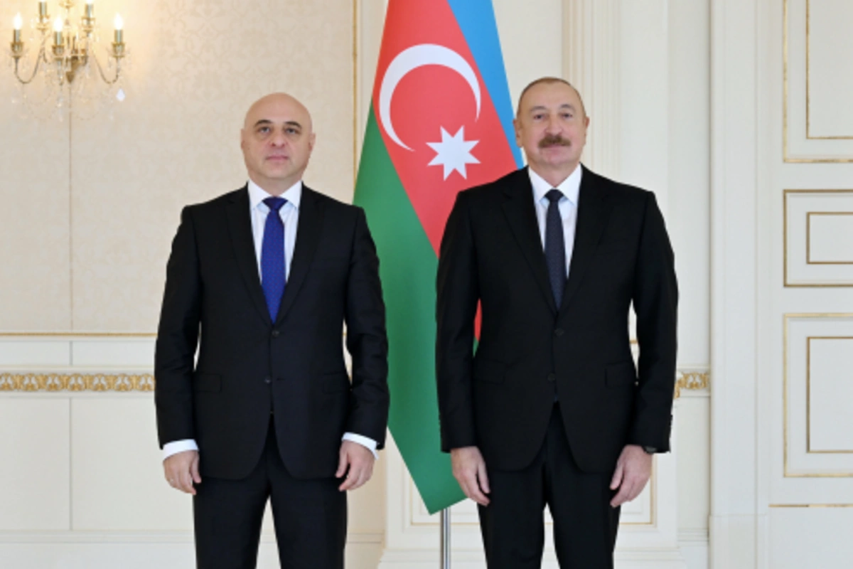 İlham Əliyev Gürcüstanın yeni təyin olunmuş səfirini qəbul edib — FOTOLAR