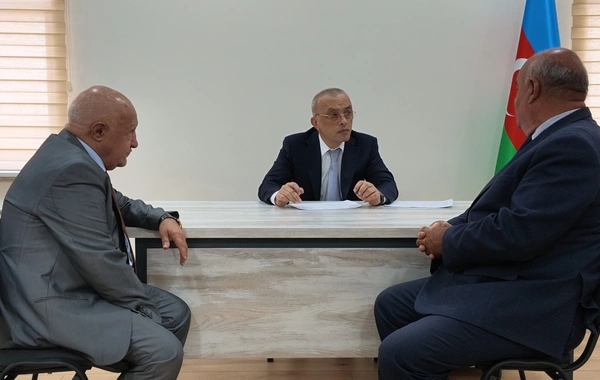 Azərbaycan Dövlət Su Ehtiyatları Agentliyinin sədri Cəbrayıl şəhərində vətəndaşlarla görüşüb