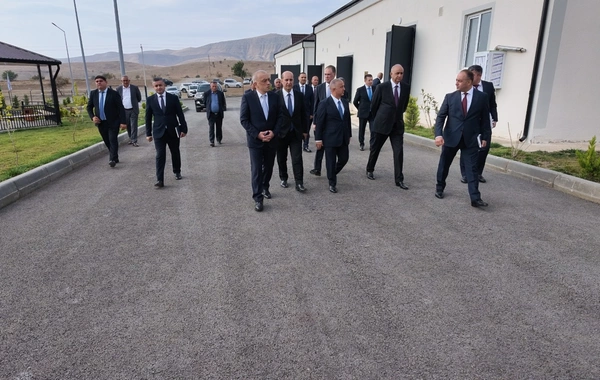 Cəbrayıl şəhərində Cəbrayıl Su Meliorasiya Sistemlərinin İstismarı İdarəsinin yeni inzibati binası istifadəyə verilib