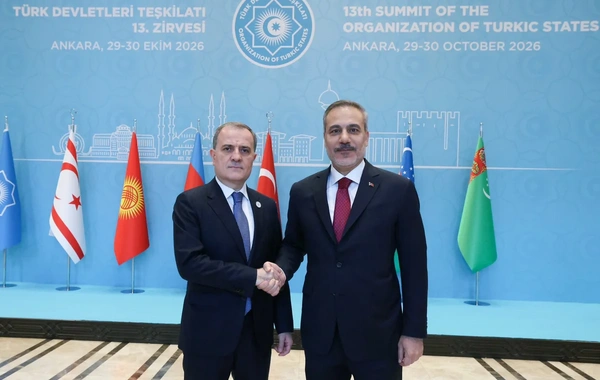 Ceyhun Bayramov Ankarada Hakan Fidanla görüşdü