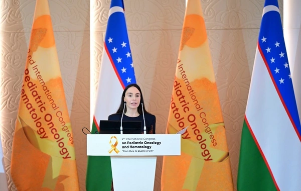 Leyla Əliyeva Beynəlxalq Konqresdə çıxış etdi - FOTOLAR