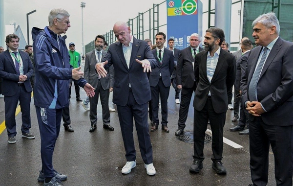 Canni İnfantino və Arsen Venger Hövsanda – FOTOLAR