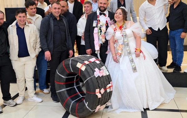 Gəlinə qızıl əvəzinə TIR təkəri bağışladılar