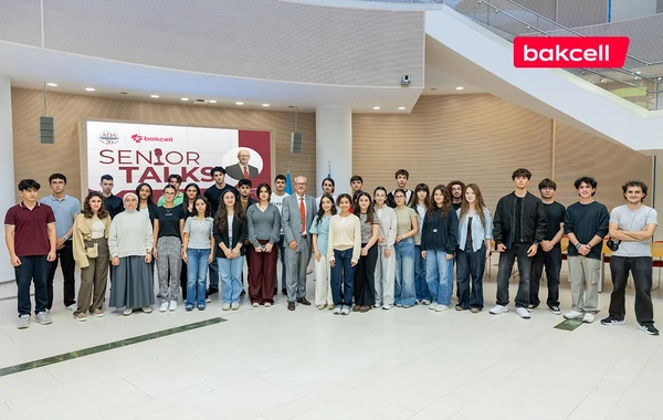 Bakcell-in baş icraçı direktoru ADA Universitetinin tələbələri ilə görüşüb