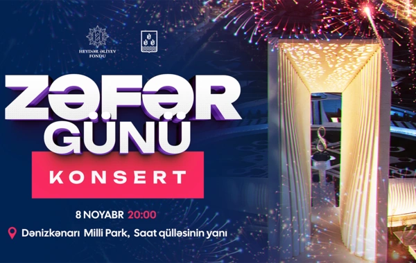 Zəfər Günü bulvarda konsert olacaq