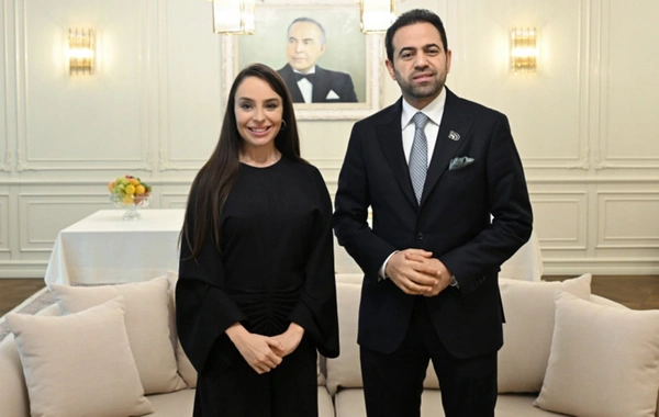 Leyla Əliyeva Müsəlman Ağsaqqalları Şurasının Baş katibi ilə görüşdü -FOTO