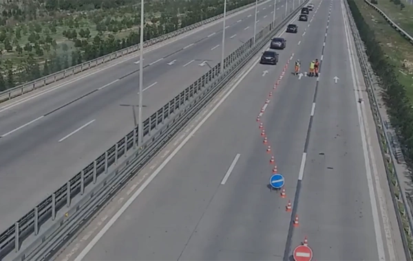 Bu yolda sürət həddi endirildi