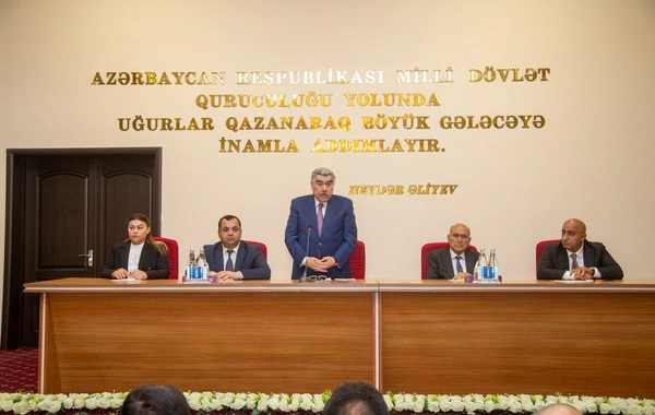 Salyanda İlham Əliyevin çıxışından irəli gələn vəzifələr müzakirə edildi — FOTOLAR
