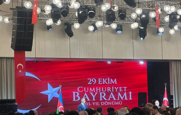Türkiyənin 103-cü ildönümü ilə bağlı rəsmi tədbirdə Azərbaycanı bu nazir təmsil edir - FOTO