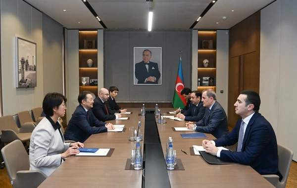 Ceyhun Bayramov AQEM-in Baş katibi ilə görüşdü — FOTO