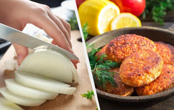 Kotletə çiy, yoxsa qızardılmış soğan əlavə etmək daha yaxşıdır?