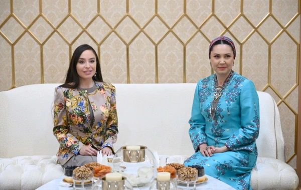 Leyla Əliyeva Türkmənistanda səfərdədir - FOTOLAR