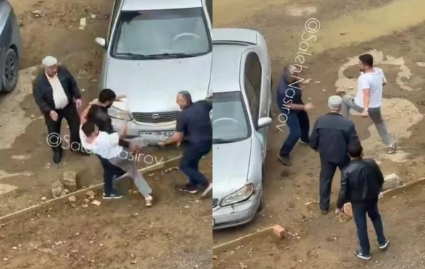 Bakıda sürücülər yer üstündə dalaşdı, saxlanılanlar var