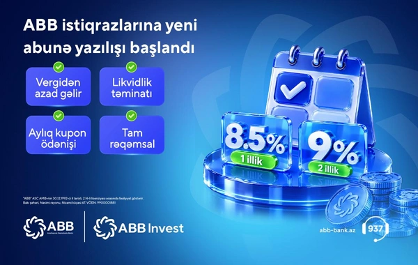 ABB istiqraz emissiyasının növbəti mərhələsinə start verdi